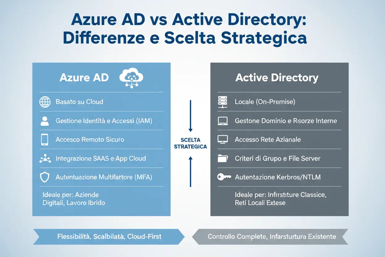 Azure AD vs Active Directory: Differenze e Scelta Strategica – MSLicenze
