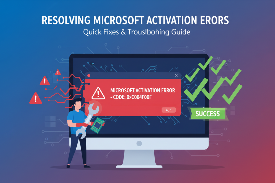 Errori di Attivazione Microsoft: Come Risolverli