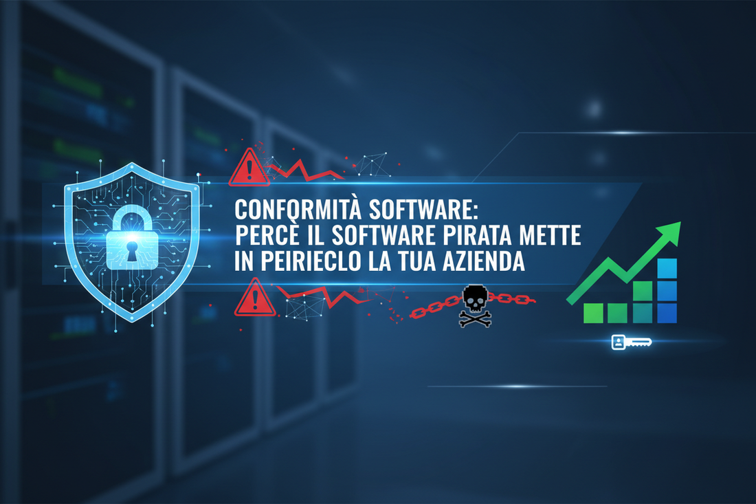 Conformità Software: Perché il Software Pirata Mette in Pericolo la Tua Azienda
