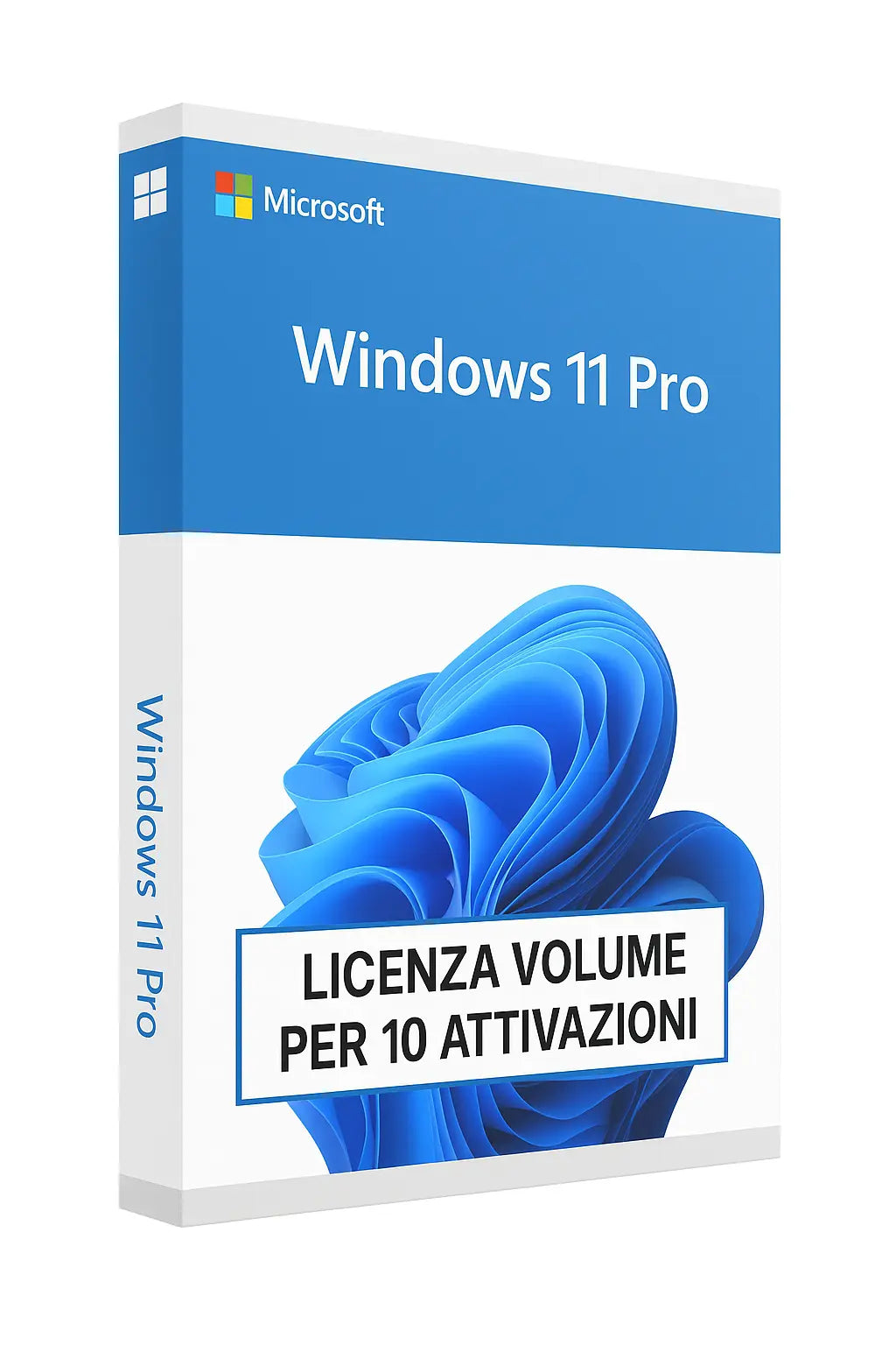 Windows 11 Pro – Licenza Volume per 10 Attivazioni MSLicenze